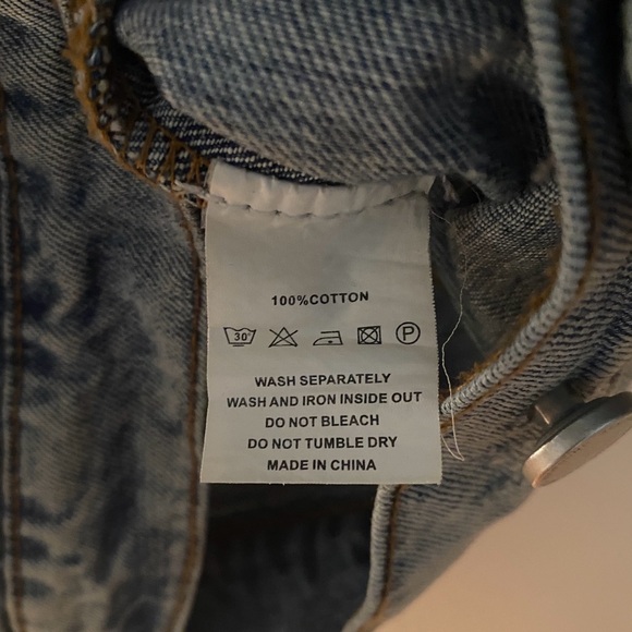 Profound Aesthetic - Still Life (Printed Floral Patch) Denim Jacket - Picture 5 of 12